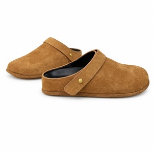 Birotzxiues Zoccoli da donna stile Boston <span class=keywords><strong>in</strong></span> feltro scamosciato con cinturino regolabile sul retro, 3 colori, comodi ed eleganti, taglia EUR 36-44 - Product Image 1