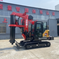 Mini-foreuse rotative YAHE DR-60, profondeur 13m, machine de fondation pour micropiles, moteur Wechai haute efficacité, entièrement équipée