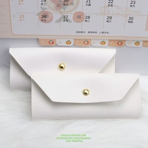 High End Promotion Pu Leather Bag Custom Emboss Printing Ring Necklace Earring Storage Jewelry <b>Pen</b> <b>White</b> Pu Leather Package - Product Image 1