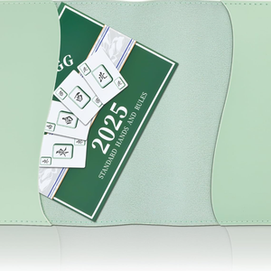 Étui de rangement portable en cuir PU pour cartes de jeu de mahjong avec bouton magnétique, accessoires de jeu de table – Vente en gros - Product Image 5