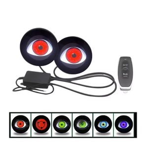 LED Car Dynamic Devil Eye Luz grande 3 pulgadas 33 Modo Car Light Modificación remota Eagle Eye 3D Lens Dynamic Pupils Headlight - Product Image 3