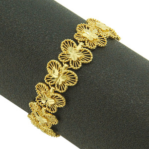 Pulsera con forma tridimensional hueca, accesorios decorativos para las manos modernos y versátiles - Product Image 1