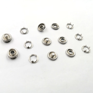 Kam Nhà Máy Bền Vững Brass Không Có May Snaps Ốc Vít-Mảnh Thiết Lập Báo Chí Đinh tán Mở Vòng Kim Loại <span class=keywords><strong>Prong</strong></span> <span class=keywords><strong>Snap</strong></span> Nút Cho Mạ - Product Image 2
