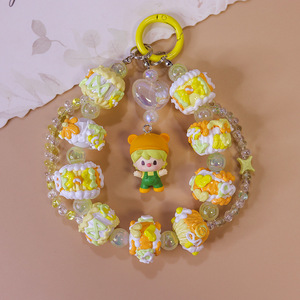 DIY Mobile Accessories Action Figure Phone Chain Hand Drawn Beaded Phone Lanyard <strong>Backpack</strong> Bag Pendant Gift - Product Image 6