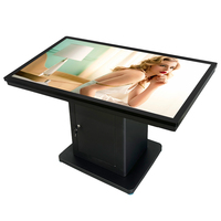 Table interactive LCD intelligente numérique HD d'intérieur, étanche, avec écran tactile capacitif 10 points, résolution 4K, système d'exploitation Android