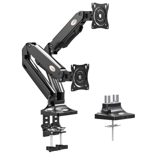 Charmount a molla a Gas staffa Desktop doppio controllo <span class=keywords><strong>Pc</strong></span> supporto palo montaggio <span class=keywords><strong>Monitor</strong></span> bracci Dual - Product Image 1