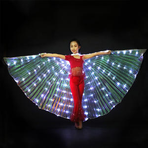Ailes lumineuses à LED pour enfants pour performance de danse Ailes de danse du ventre avec lumières LED illuminées Party Show Isis Wings - Product Image 3