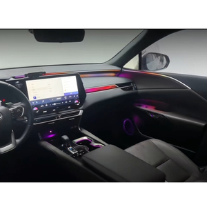 Kit d'éclairage ambiant RGBIC pour voiture Lexus RX 2023-2025, décoration d'ambiance intérieure, contrôle par application Bluetooth, bande lumineuse LED - Product Image 3