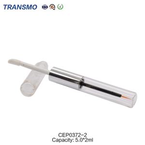 Contenant double embout pour gloss et eye-liner, emballage cosmétique noir double face pour rouge à lèvres, tube en plastique 2*4.5ml - Product Image 6