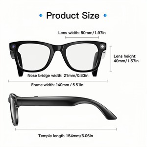 แว่นตา AI อัจฉริยะ, BT5.4บลูทูธสำหรับถ่ายวิดีโอบันทึกเสียงอัจฉริยะ fugleproducts