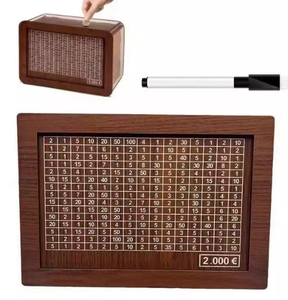 Boîte à monnaie <span class=keywords><strong>en</strong></span> bois personnalisée - Boîte d'épargne pour dollars, <span class=keywords><strong>euros</strong></span>, livres et <span class=keywords><strong>francs</strong></span> avec design numérique - Product Image 3