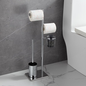 Soporte multifuncional para pañuelos de baño, acero inoxidable 304 de inodoro de cepillo de limpieza, venta al por mayor