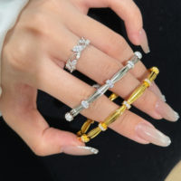 Bracelet en argent 925 avec nœud en kevlar pour femmes, bracelet vintage fait à la main, charmes haut de gamme, assorti à tout, soie brillante incrustée, vente en gros