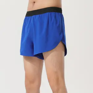 Abbigliamento sportivo da uomo pantaloncini da allenamento ad asciugatura rapida pantaloncini da palestra atletici in poliestere Muscle Fit