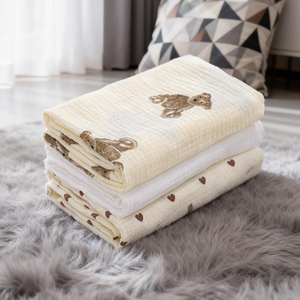 Manta Envolvente de Algodón para <span class=keywords><strong>Bebés</strong></span>, Estilo Pastoral, Diseño de Dibujos Animados, Suave, Delgada, Anti-Sobresalto, Material Seguro para Dormir, Personalizable - Product Image 4