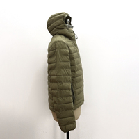 Veste extérieure de sports d'hiver DWR en tissu nylon ripstop 20D OEM avec revêtement CIRE Veste en duvet légère