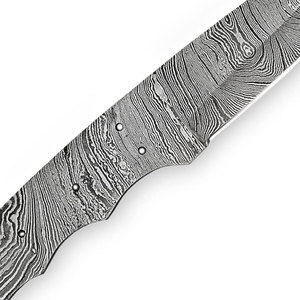 Cuchillo de Caza y Camping de Acero de Damasco Hecho a Mano con Mango Natural Personalizado para Supervivencia al Aire Libre, Equipo de Camping y Caza - Product Image 6