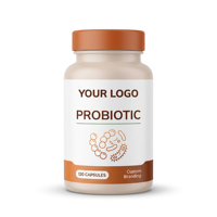 Complément Probiotique pour la Santé Féminine en Capsules en Vrac avec Soutien de la Flore Intestinale Digestive et Soutien Oral 120 Capsules 60g OEM ODM Marque Privée