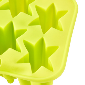 <b>Silicone</b> Umbrella-Shaped 6-Cavity Popsicle Mold DIY Ice Cream Maker Household <b>Tool</b> - Product Image 3