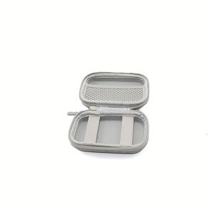 Solution de rangement DIY, grand étui carré en EVA pour appareils numériques, organisateur de voyage antichoc avec poche en filet, logo personnalisé - Product Image 4