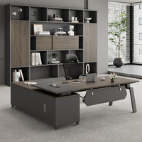 Meubles de bureau modernes, design de bureau en bois, bureau de direction, bureau de direction de luxe