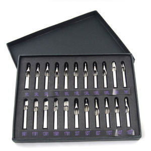 Kit professionnel de 22 embouts d'aiguilles de tatouage en acier inoxydable <span class=keywords><strong>Solong</strong></span> – Vente en gros - Product Image 2