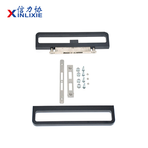 Nhôm Trượt Khóa Khóa Phụ Kiện Phần Cứng Đôi Kính Mỏng Trượt Tay Cầm Cửa Với Mỏng Bezel - Product Image 5