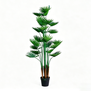 Planta Artificial de Areca, Ecológica, Hecha a Mano, de Plástico, 5m (Opcional), Decoración Tropical para Interiores y Exteriores - Product Image 1
