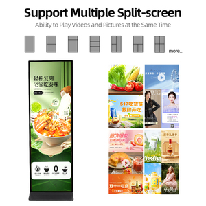 Écran LCD numérique couleur pleine taille 75 85 98 <span class=keywords><strong>pouces</strong></span> pour affichage dynamique et signalisation intérieure, non tactile - Product Image 3