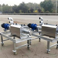Séparateur à vis pour la séparation solide-liquide des déchets d'élevage (porcs, vaches, poulets), la déshydratation et la production d'engrais organique