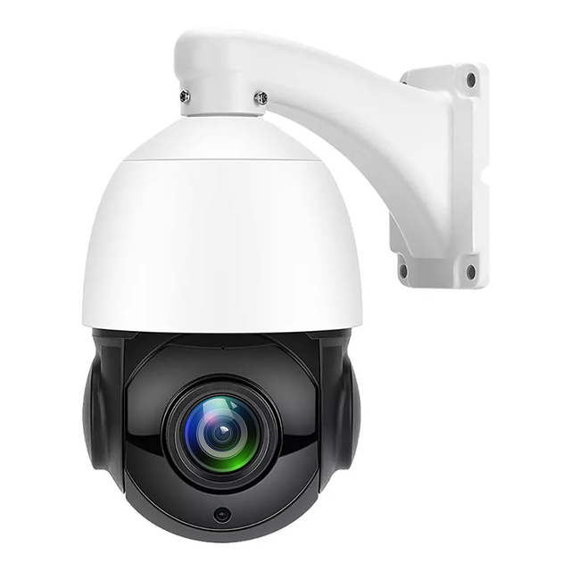 4K 8MP Outdoor PTZ IP POE Camera 20X Optical Zoom Human Detection IR Night Vision 100m Two Way Audio Security P2P VideoLink