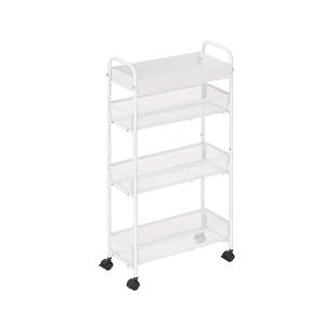 도매 욕실 좁은 스토리지 카트 울트라 슬림 롤링 유틸리티 랙 홈 스토리지 트롤리 욕실 주방 거실 - Product Image 2