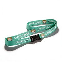 CH Wholesale Sublimation Printing Polyester Lanyards With Logo Custom Certification Keychain OEM ODM ECO Promotion Event Gifts