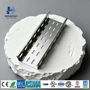 Bandeja Portacables Perforada de 50mm, 150mm, 250mm – Bandeja Ventilada de Acero Ligero para Instalaciones de Cables en Oficinas y Comercios - Product Image 1