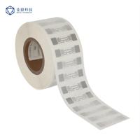 Étiquette RFID UHF longue portée 860-960 MHz, autocollant RFID en papier, inlay RFID humide avec colle au dos, autocollant en PET pour le suivi des stocks