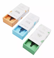 Boîte en papier pliable pour huiles essentielles de haute qualité, boîte d'emballage cosmétique, kit tiroir de soins de la peau, petite boîte cadeau