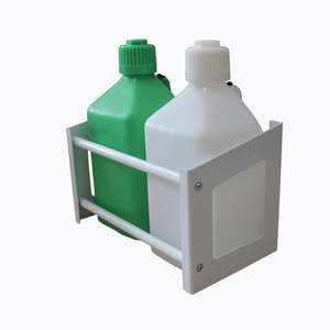 JH-Mech New Aluminium 2 Propangas-Kraftstoff träger halter Langlebig Verschiedene für Anhänger Garage oder Rennstrecke Kraftstoff krug Rack