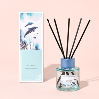 Verre décoratif de luxe RU Air 50ml parfum de longue durée de 1.7oz pour diffuseur de roseaux ensemble d'huile comprenant des boîtes d'emballage