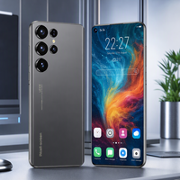 Smartphone débloqué S25 Ultra 6,7 pouces 16 Go + 512 Go, écran HD 10 cœurs, Face ID, version mondiale, téléphone portable S25 Ultra
