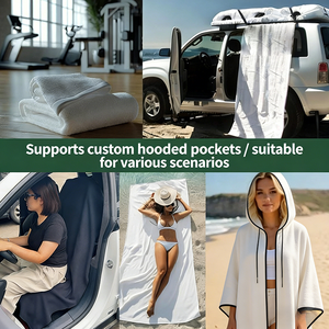 <span class=keywords><strong>Serviette</strong></span> de plage <span class=keywords><strong>personnalisée</strong></span> avec nom, cadeau de mariage, douce et à séchage rapide - Product Image 1