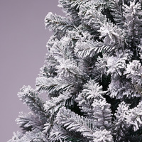 Sapin de Noël floqué 2026, nouveau style, grande décoration en PVC pour salon, maison, bricolage, aménagement de scène