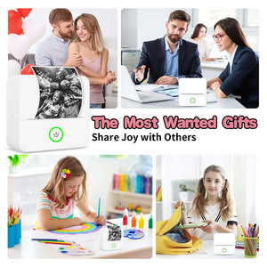 Mini Portable <b>Printer</b> Pocket Wireless Smart Inkless <b>Printer</b> Label Photo Printing 57mm Thermal Paper <b>Printer</b> - Product Image 2