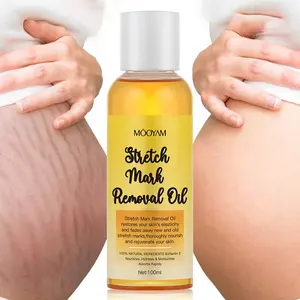 Stretch Marks Cream Essential Oil Private Label 100% Natural Pure Plant Extract 7 Days Scar Oil Stretch Mark Removal Oil