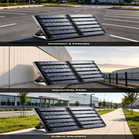 Projecteur LED extérieur, lampe de sécurité pour parking, entrepôt, chantier