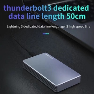 Acasis High-Speed Thunderbolt <span class=keywords><strong>3</strong></span> 40Gbps Nvme M.<span class=keywords><strong>2</strong></span> Ssd Behuizing 2Tb Aluminium USB-C Met 40Gbps Kabel - Product Image 3