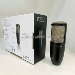 Microphone de studio professionnel P220 à large diaphragme, à condensateur, pour chant, voix off, diffusion radio, podcast, travail de diffusion - Product Image 6
