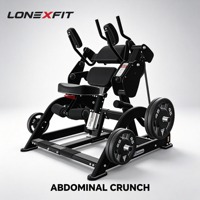 Appareil de musculation commercial à charge libre pour abdominaux assis, machine à clams obliques pour le renforcement du tronc