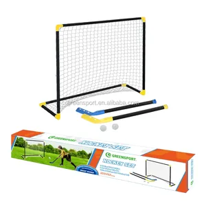 Di PLASTICA hockey obiettivo hockey su ghiaccio attrezzature per l'allenamento hokey bastoni e palle