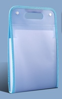 Porte-documents extensible transparent en PP format A4, 13 pochettes, organiseur de documents accordéon, fournitures scolaires