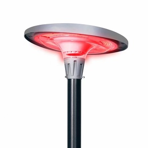 Lampe de jardin LED intelligente à énergie solaire RBG+ avec télécommande et rythme musical IP67 SMD pour usage extérieur - Product Image 5